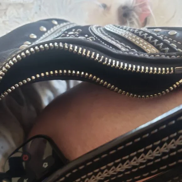 Black Coach Handbag - Picture 7 of 8